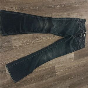 Vince Dark Blue Flare Women's Jeans